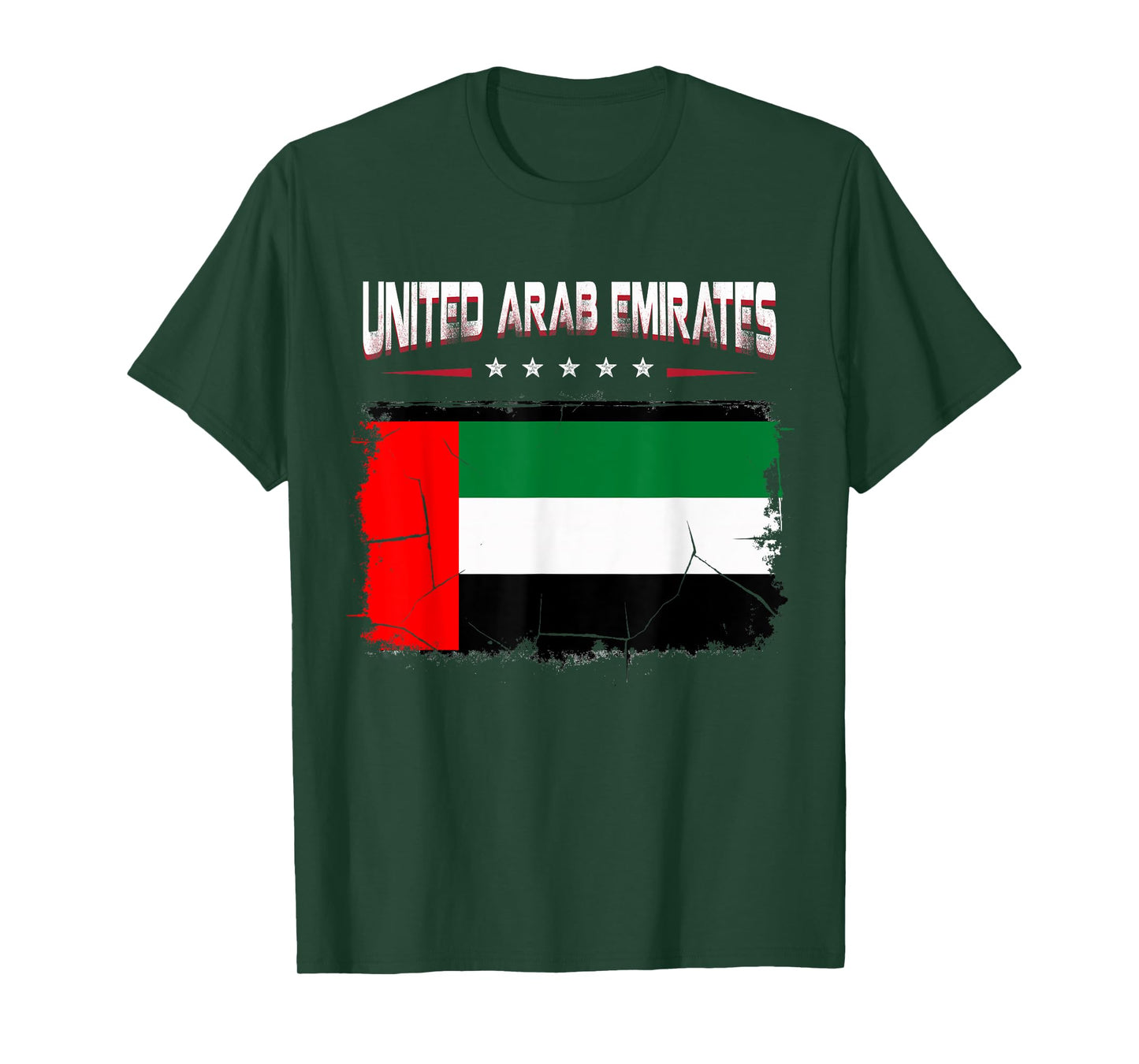 Patriotic Vintage Emirates Flag United Arab Emirates T-Shirt