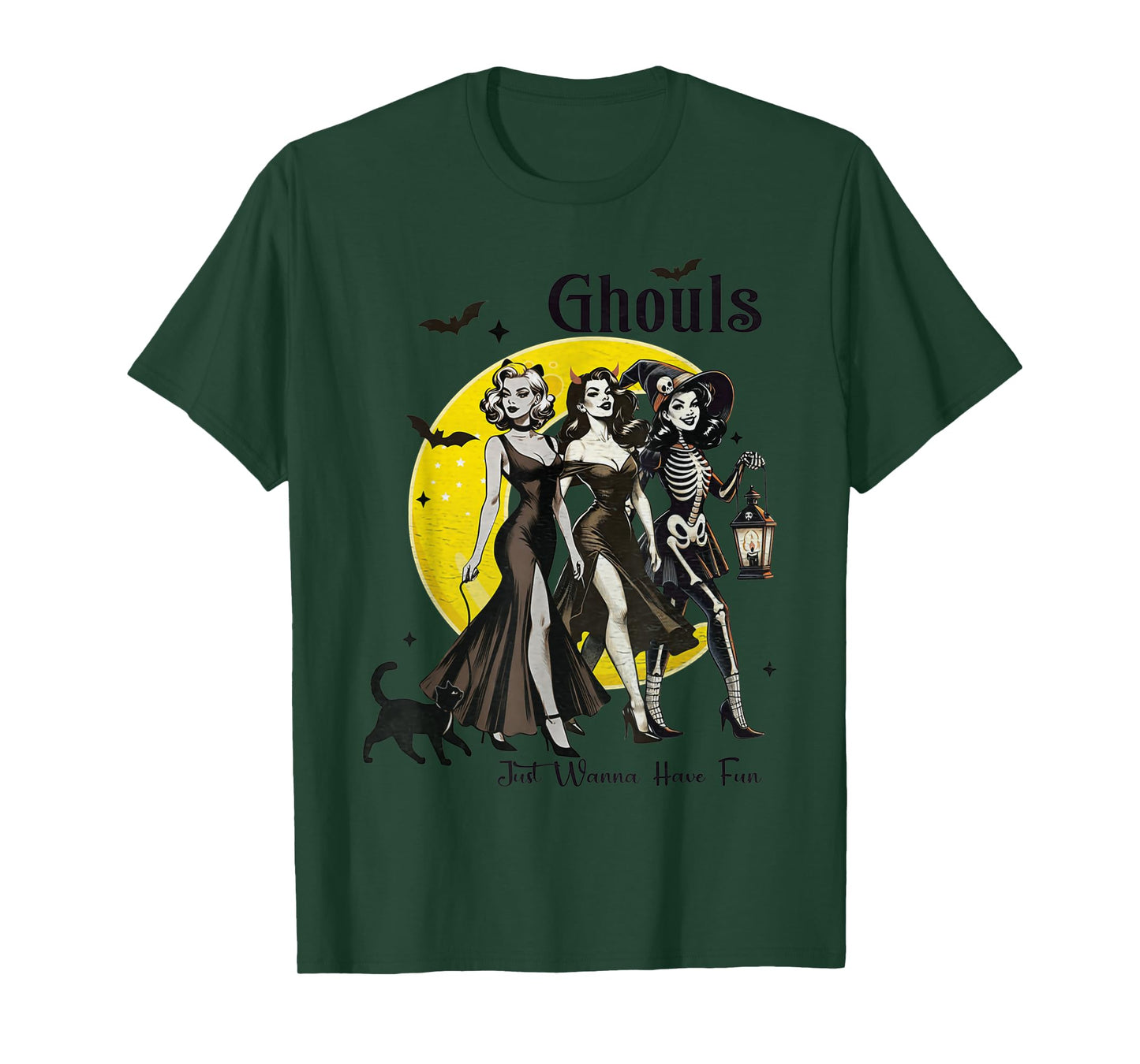 Ghouls Just Wanna Have Fun Women Funny Halloween T-Shirt