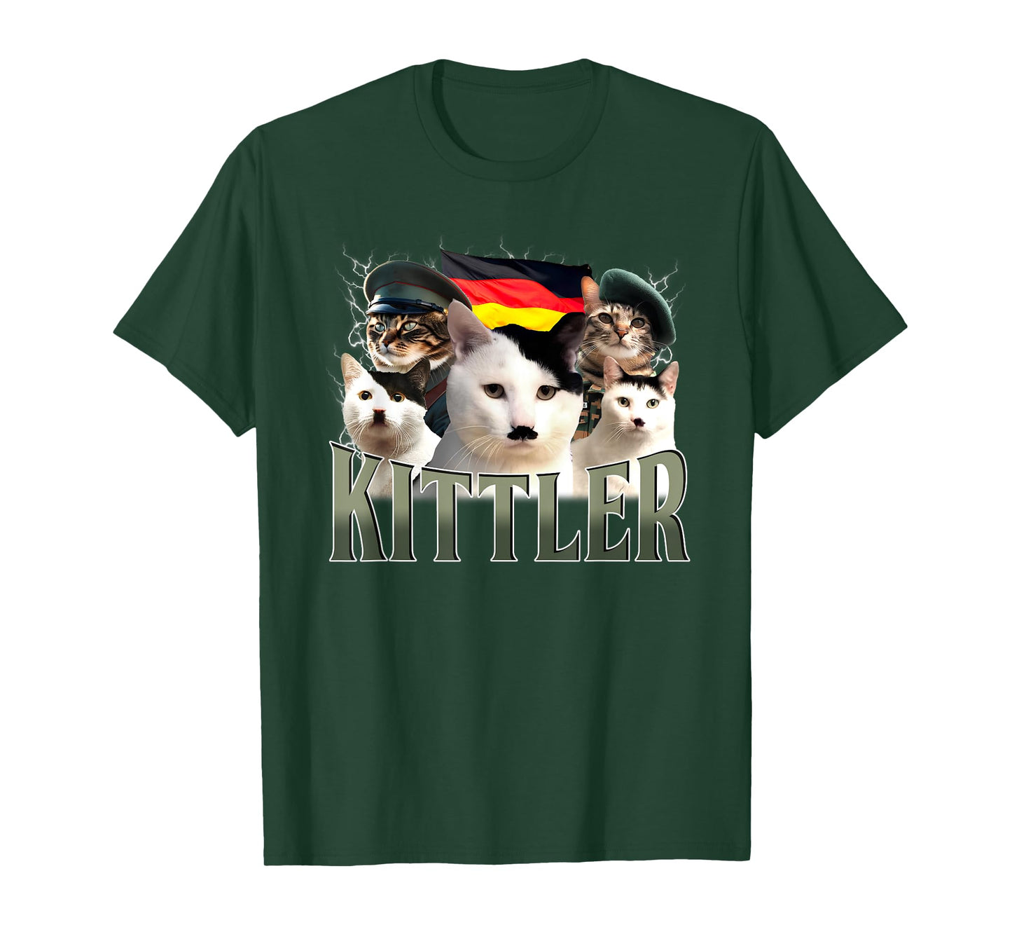 Kittler Cat Cool Grumpy Animal Cat Lover T-Shirt