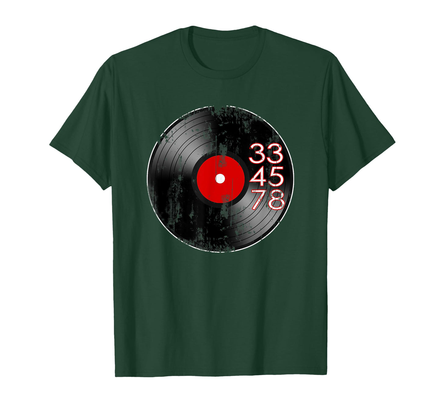 33 45 78 RPM for Record Collector Vinyl Lovers 80s Graphic T-Shirt