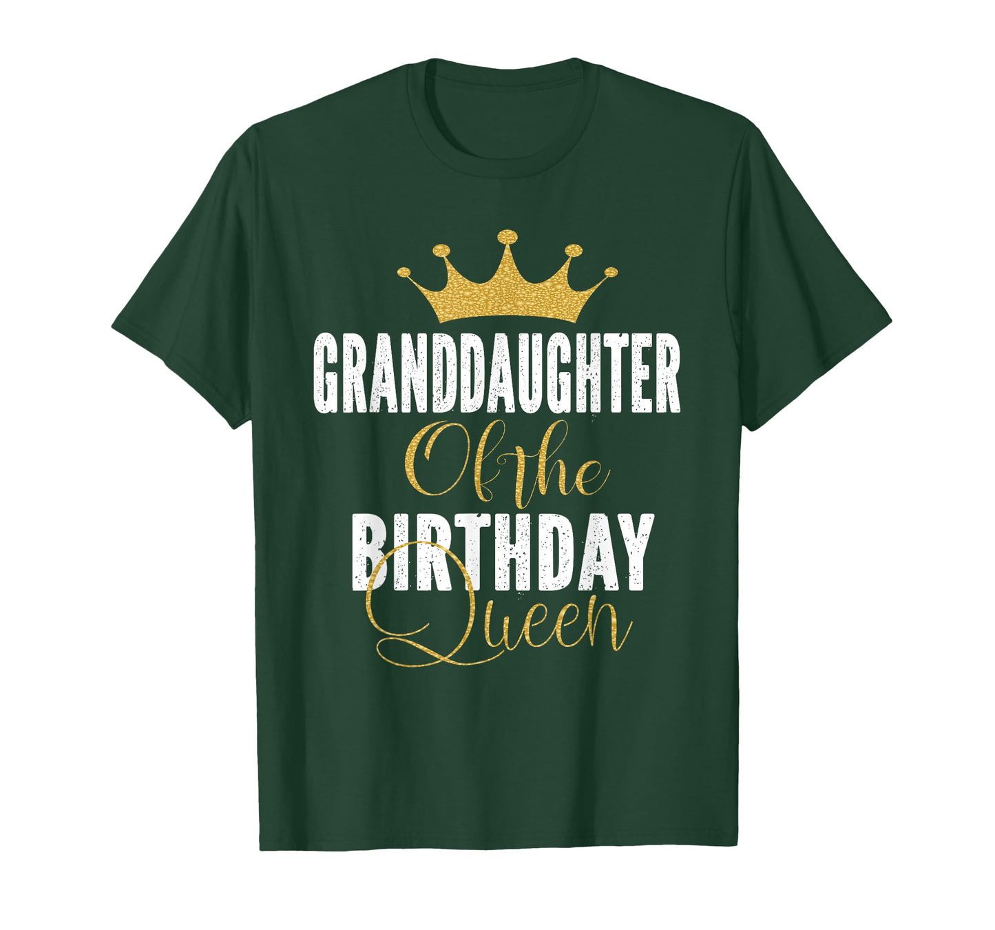 Granddaughter Of The Birthday Queen Women Bday Gift For Her T-Shirt