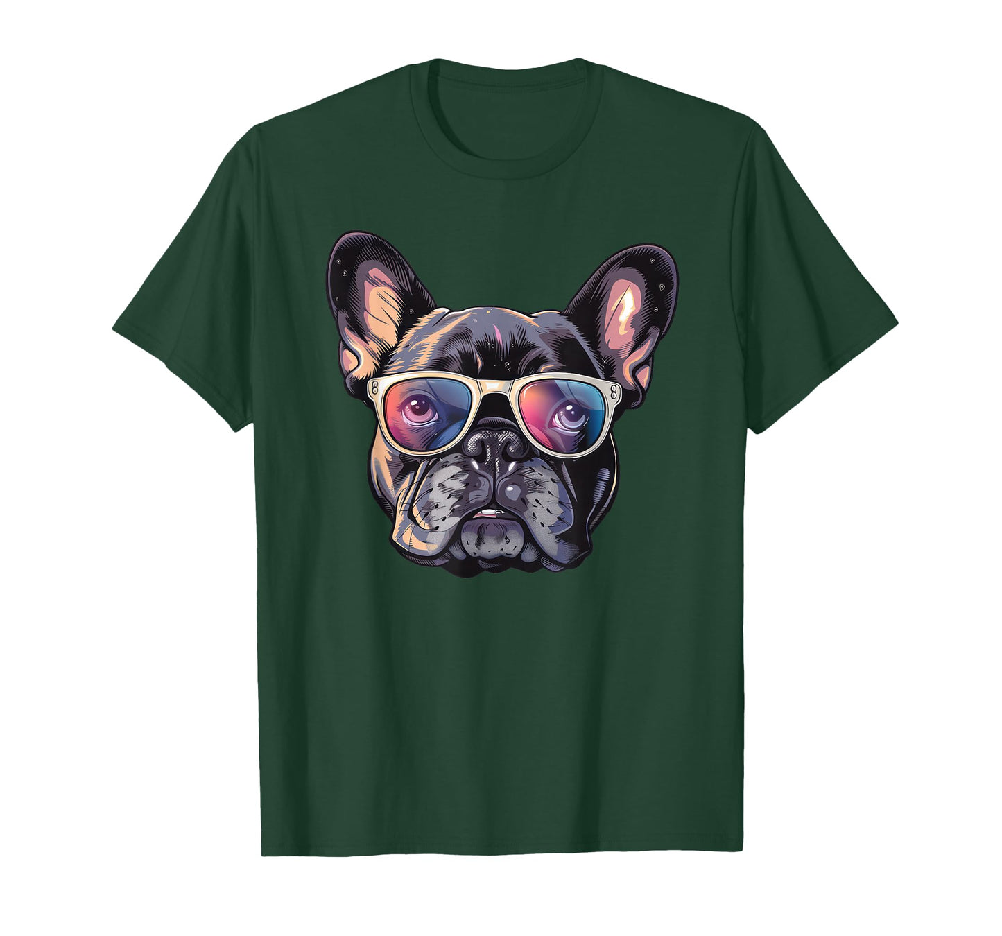 French Bulldog Dog Sunglasses T-Shirt