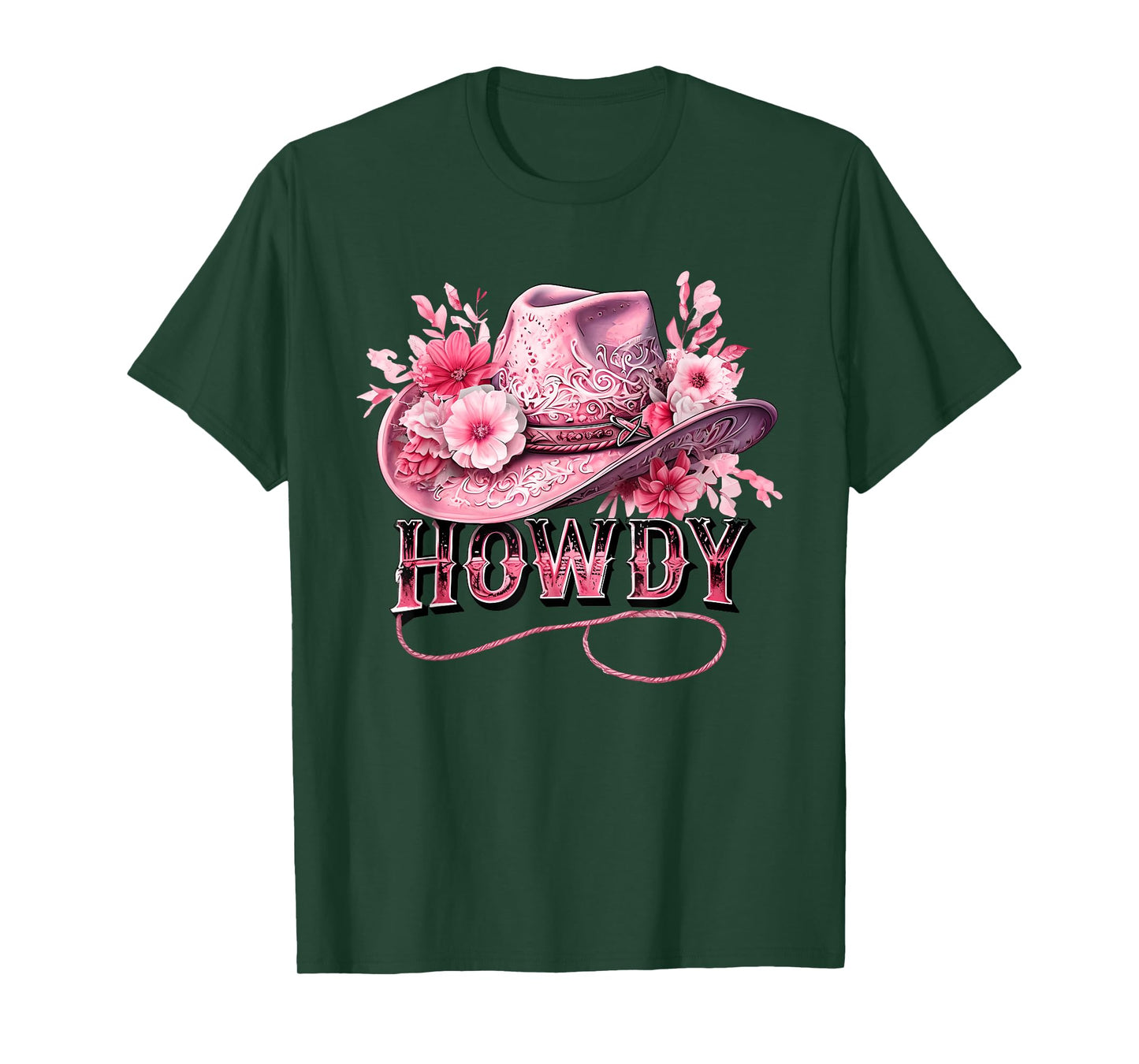 Howdy Coquette Western Country Graphic Cowgirl T-Shirt