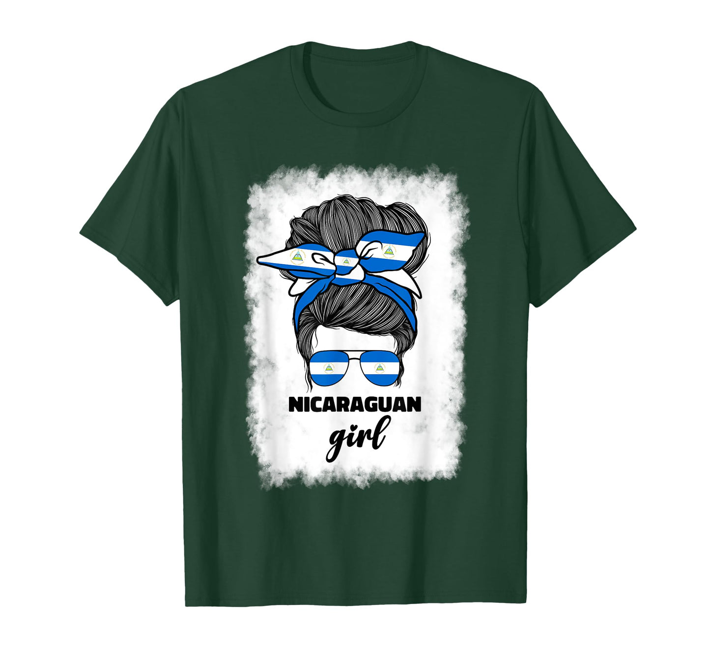 Nicaraguan Girl For Women Girls Nicaragua Flag Nicaraguense T-Shirt