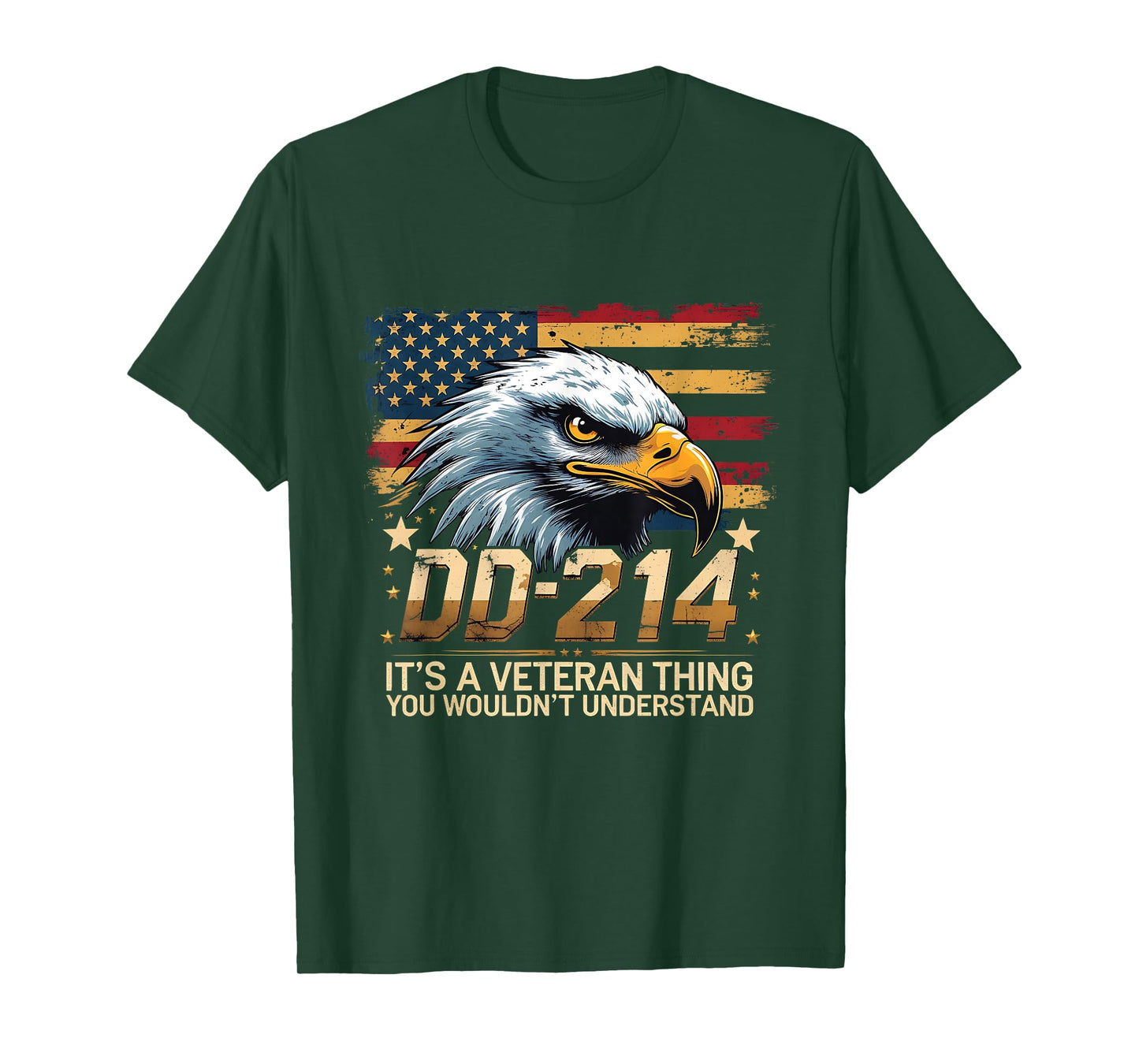 Proud Eagle Patriotic It’s A Veteran Thing T-Shirt