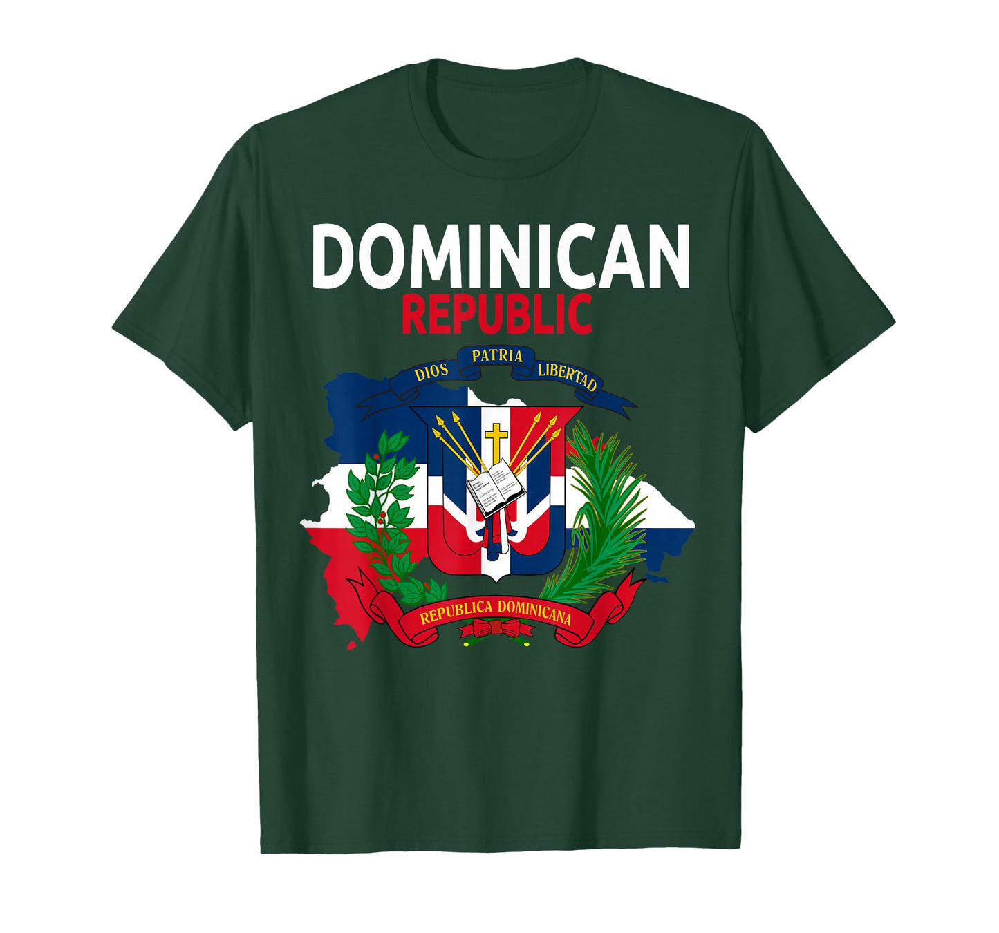 Coat of Arms Republica Dominicana & Dominican Flag Outfit T-Shirt