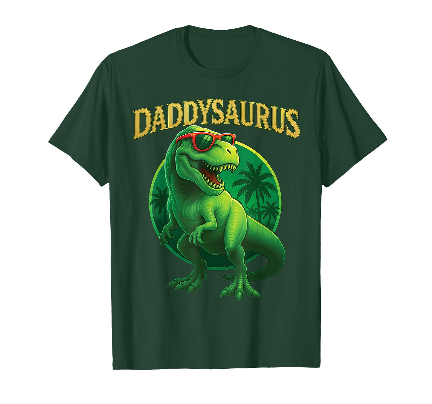 Cute Daddysaurus T-Rex Dad Dinosaur Daddy Saurus Fathers Day T-Shirt