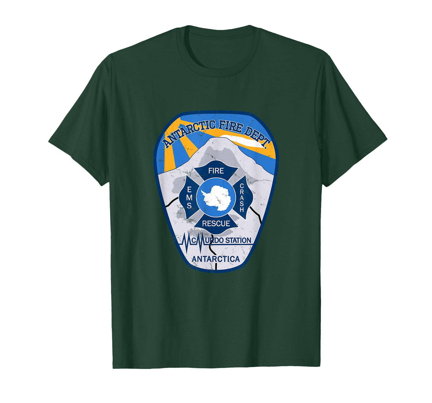Antarctic Fire Department Patch T-Shirt