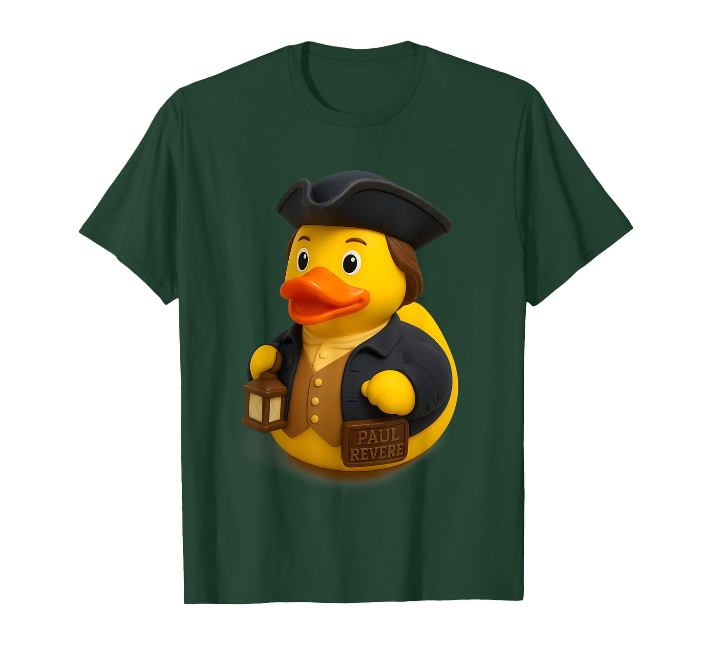 Rubber Duck Paul Revere American History Historical Figure T-Shirt