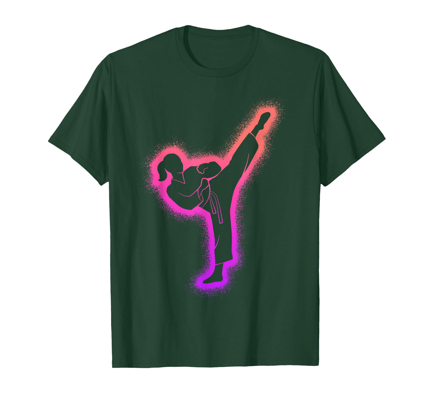 Karate Girl Martial Arts Kids Women Girls Taekwondo T-Shirt