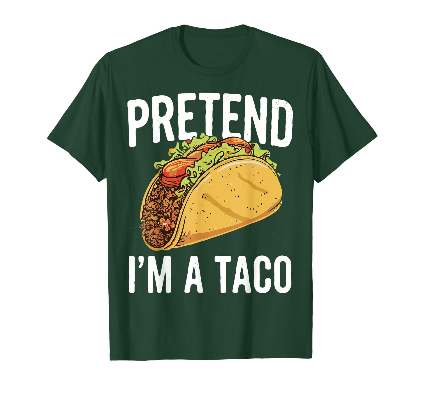 Pretend I'm A Taco Funny Halloween Japanese Noodle Costume T-Shirt