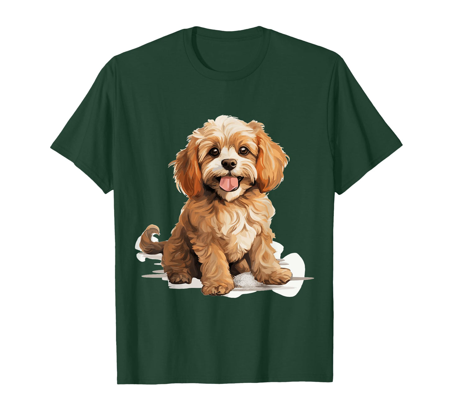 Cavapoo Dog Breed Pet Cute Graphic T-Shirt for Men Women Girls Kids