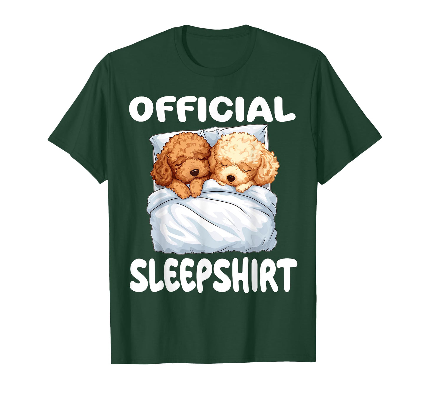 Toy Poodle Dog Official Sleepshirt Pajamas Nightgown T-Shirt
