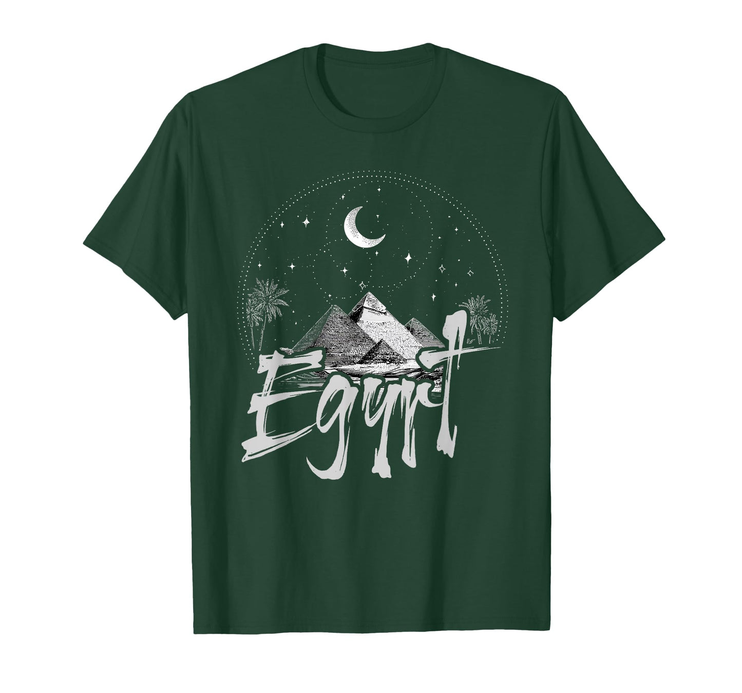 Egypt | Vacation Travel | Pyramids Moon T-Shirt
