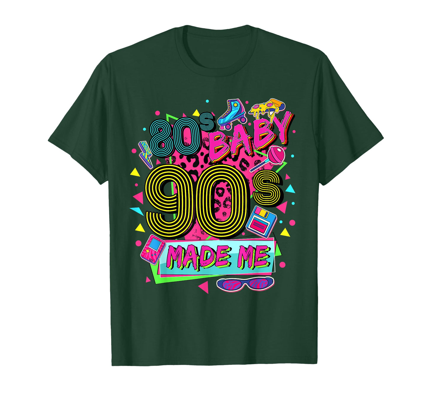 Vintage 1980s 80s Baby 1990s 90's Made Me Retro Nostalgia T-Shirt