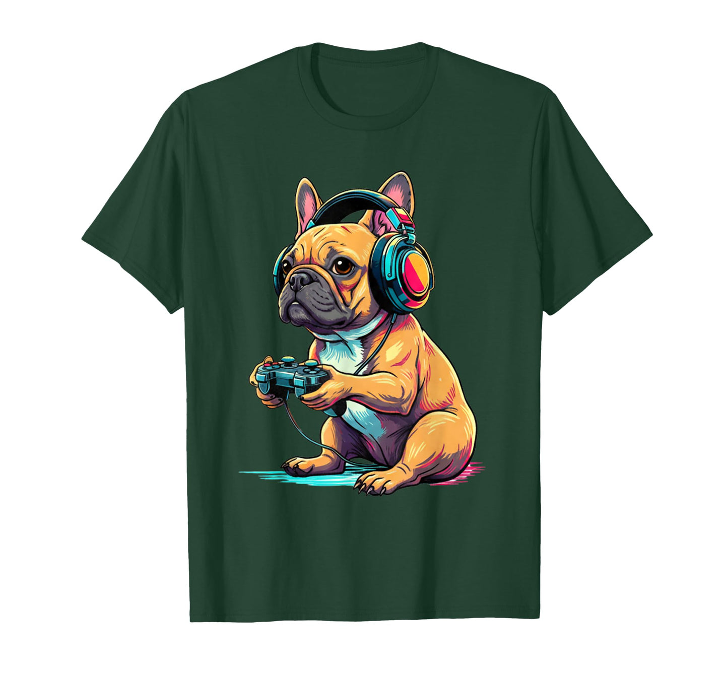 French Bulldog Funny Video Games French Bulldog T-Shirt