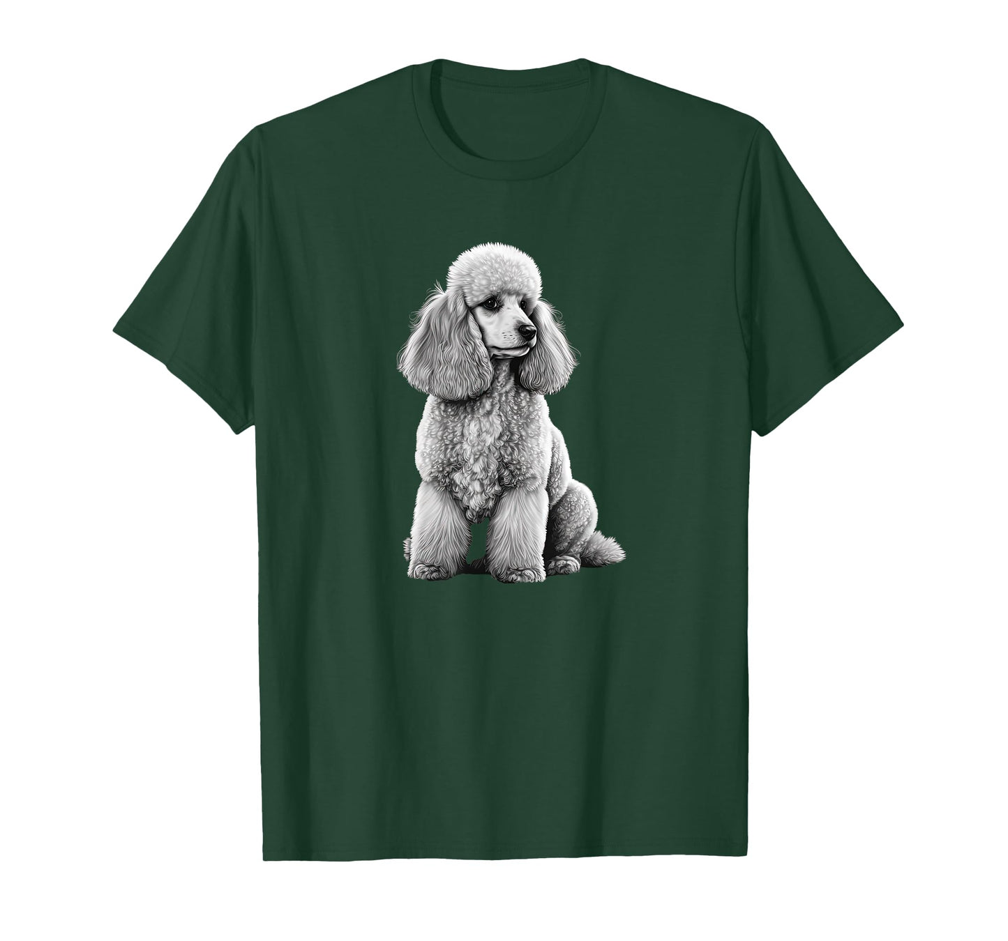 Funny Poodle Dog Miniature Poodle Toy Poodle T-Shirt for Men Women Kids