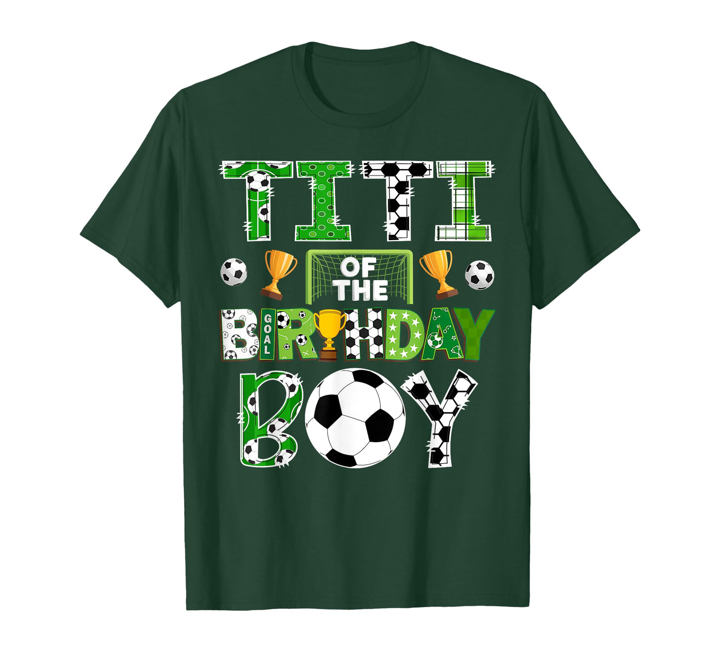 Titi Of The Birthday Boy Soccer Player Game Day T-Shirt