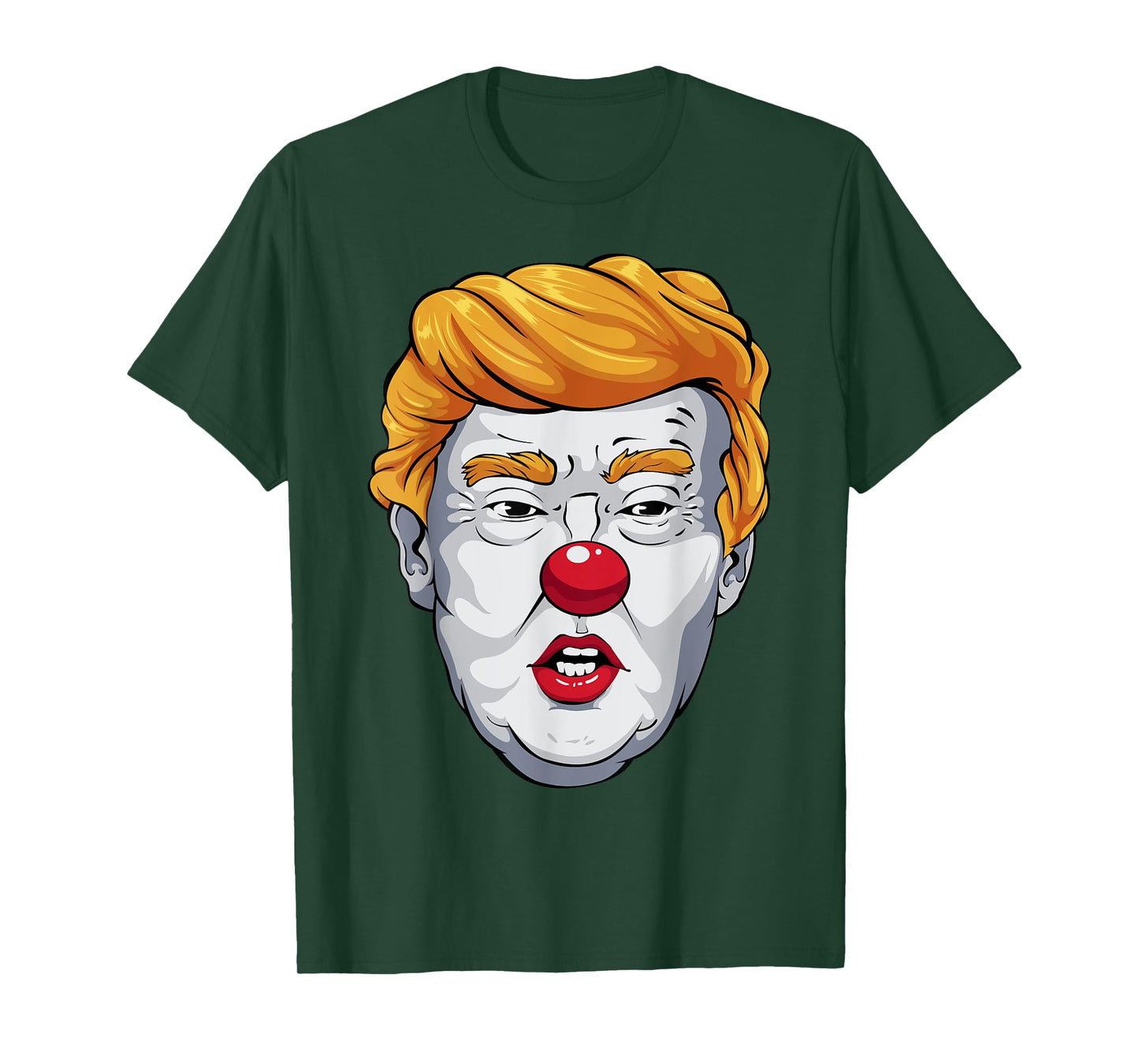 Funny Anti Trump Clown 2024 Election Halloween Costume T-Shirt