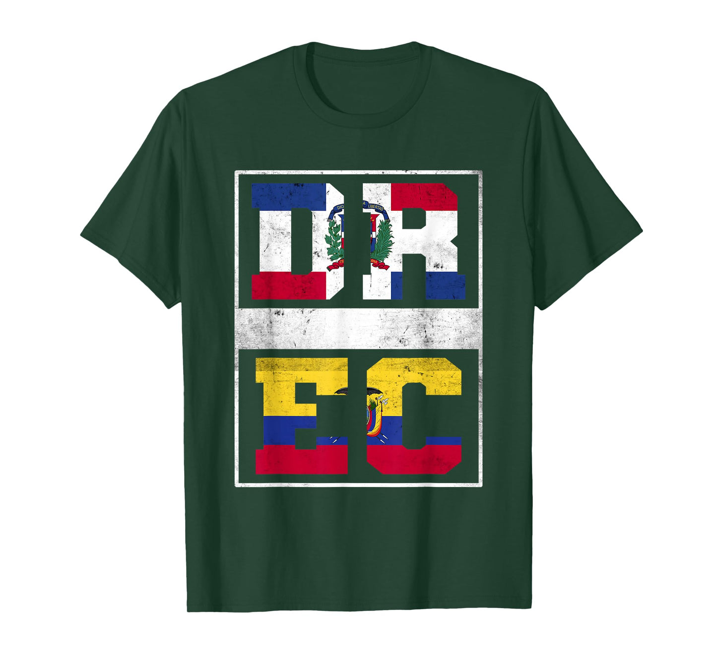 Dominican Republic and Ecuador Mix Dominicana Ecuadorian T-Shirt