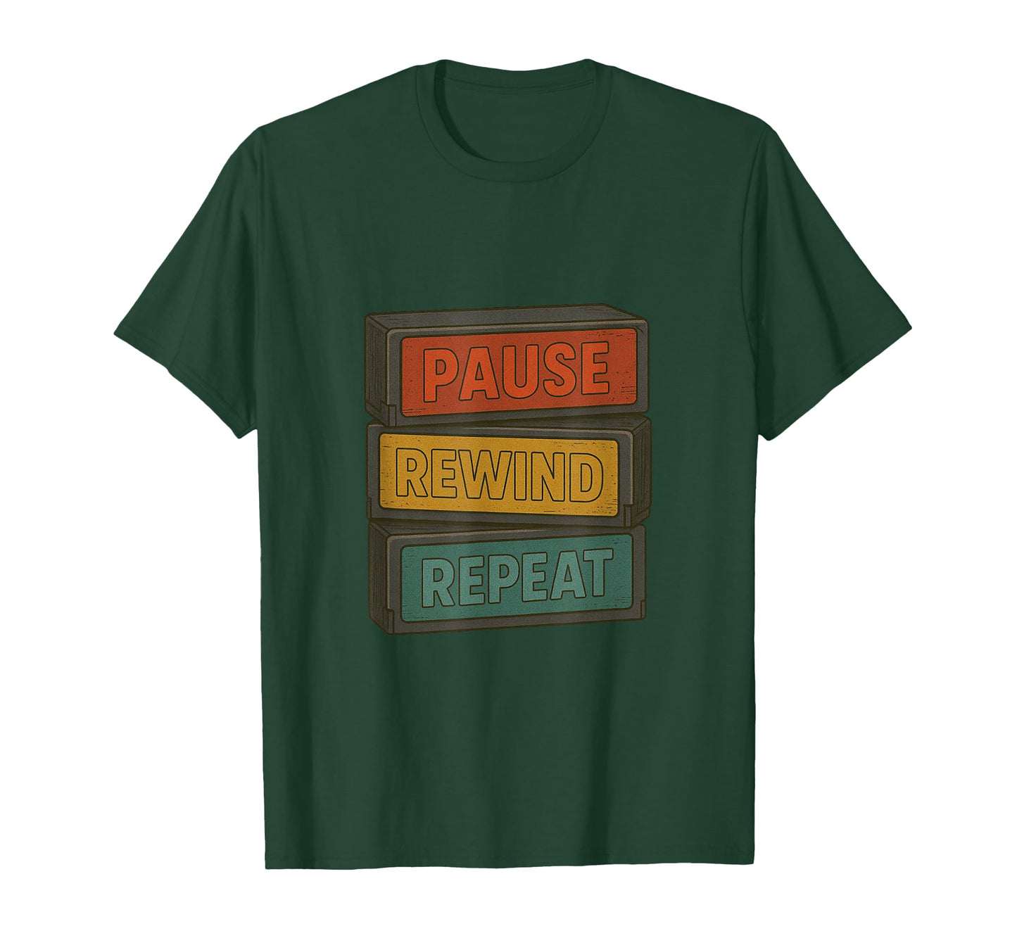 VHS Cassette Tape 80s 90s Pop Culture Humor T-Shirt