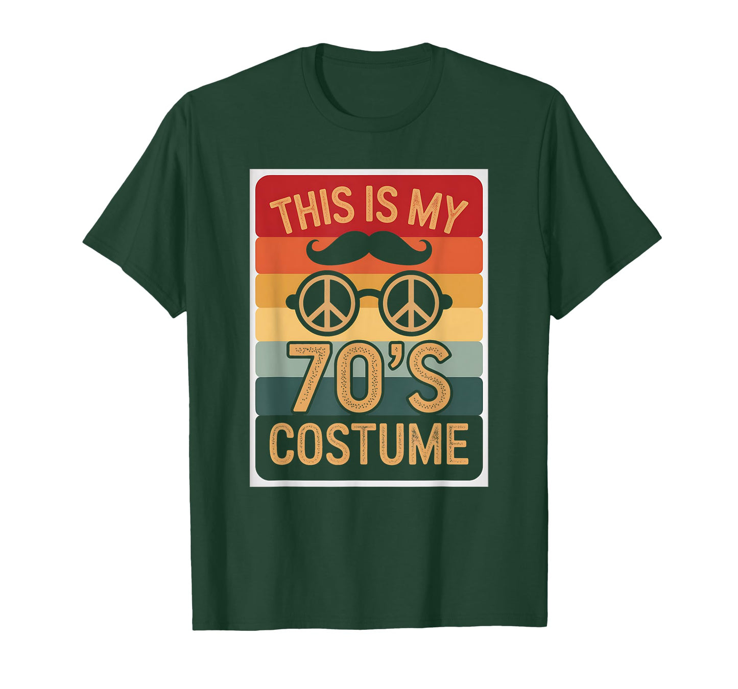 This Is My 70s Costume 70 Styles Men 70's Disco 1970s Outfit T-Shirt