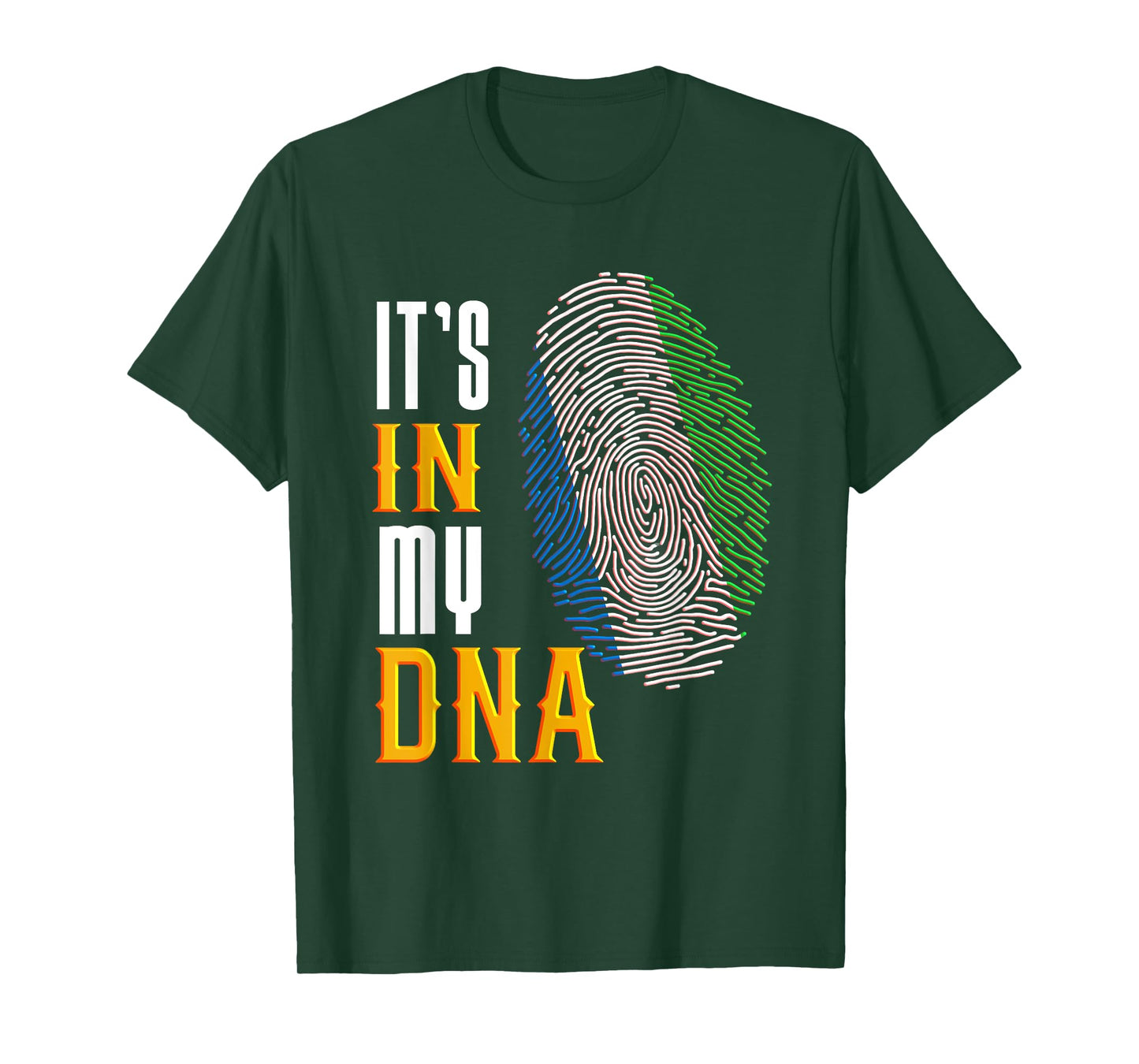 Patriotic Sierra Leone It's In My DNA T-Shirt