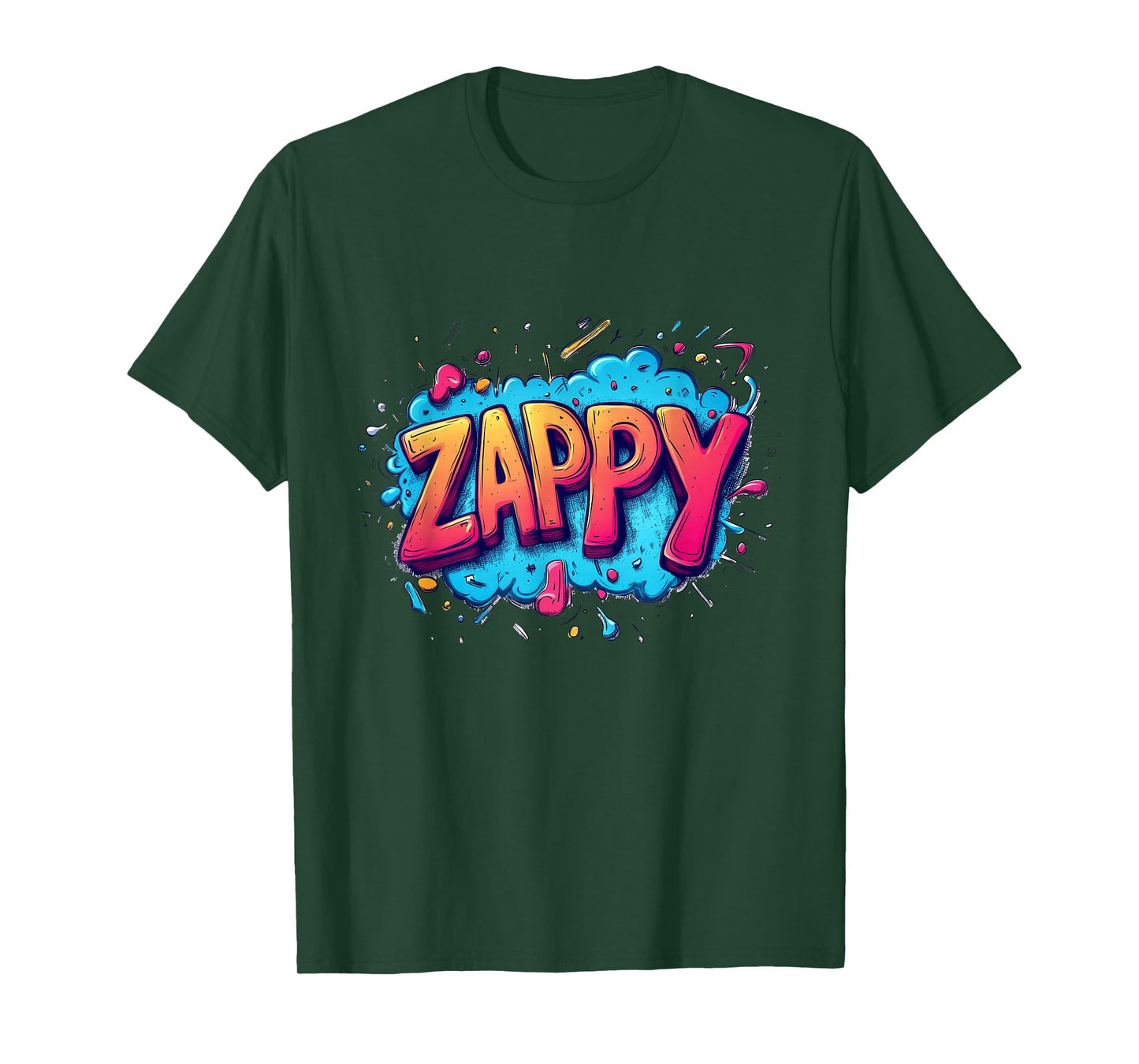 Funny Vibrant Zappy Emblem Costume for Boys and Girls T-Shirt