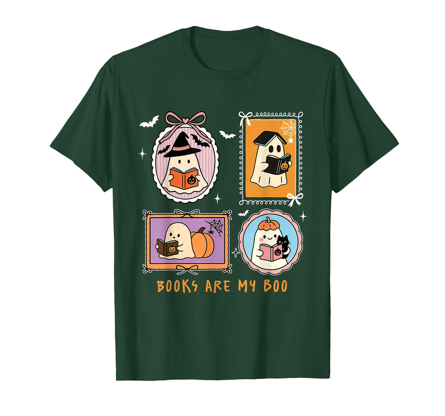 Books are My Boo Funny Halloween T-Shirt