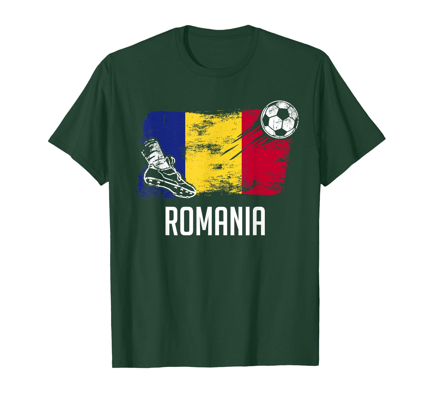 Romania Flag Jersey Romanian Soccer Team Romanian T-Shirt