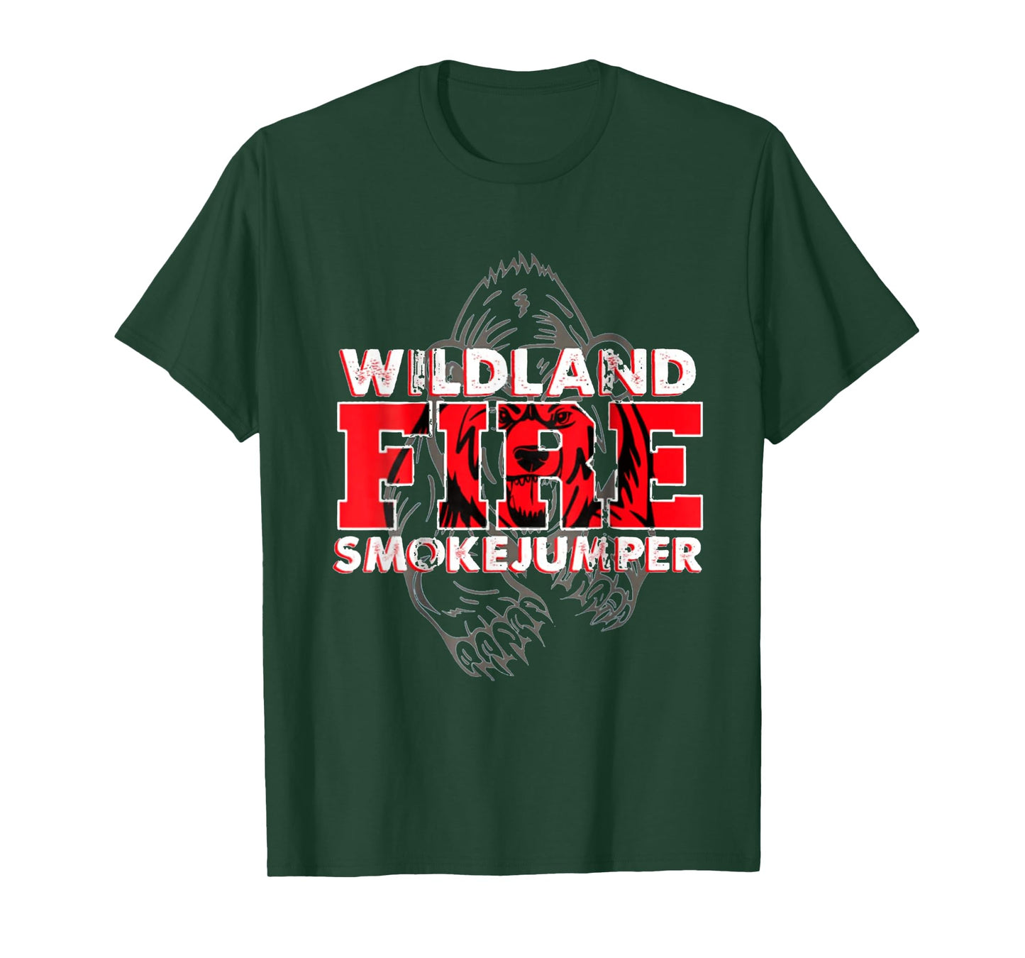 Vintage Design Fire Firefighter Smoke Jumper Rescue T-Shirt