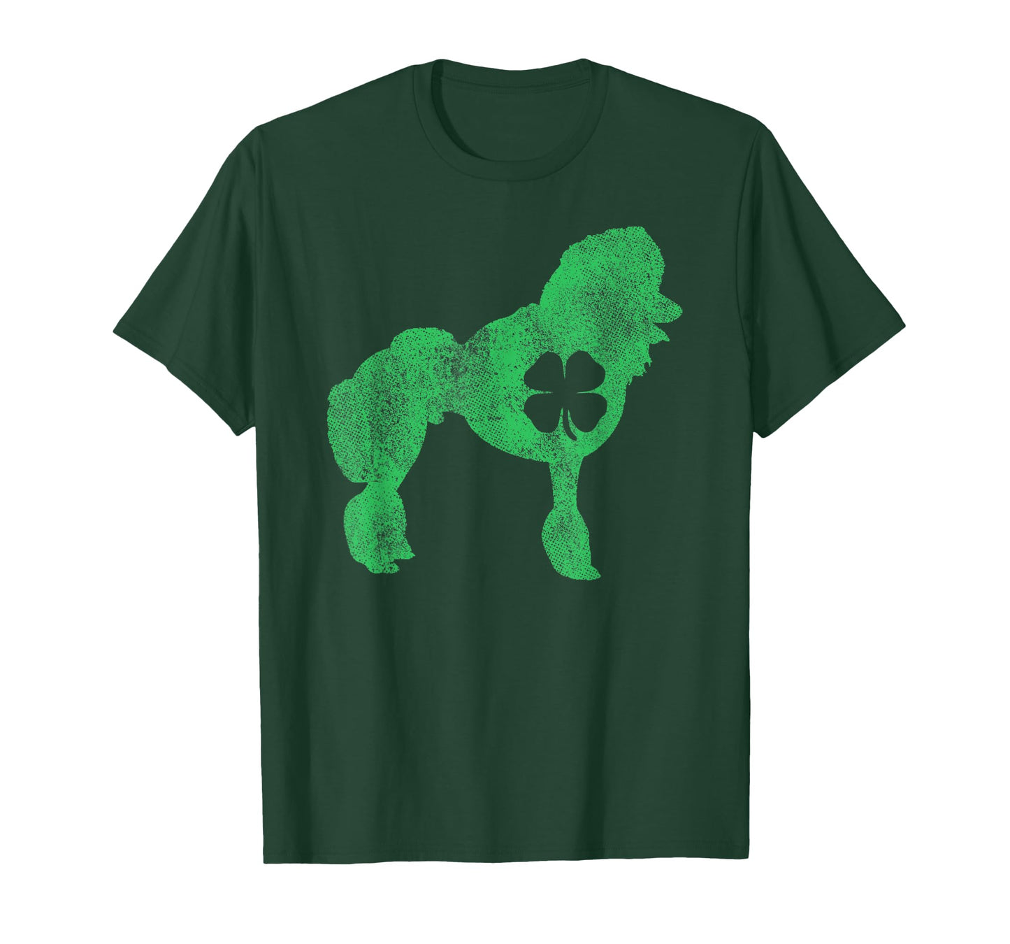Poodle Dog Irish Shamrock St. Patrick's Day Saint Paddy's T-Shirt for Men Women Kids