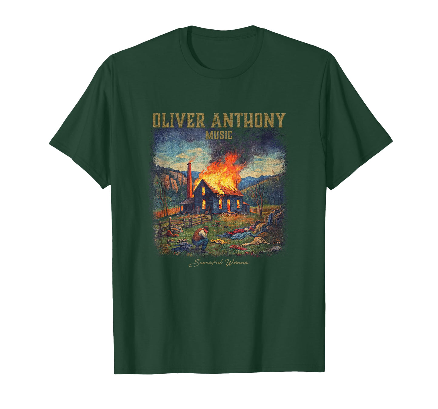 Oliver Anthony - Official Merchandise - Scornful Woman T-Shirt