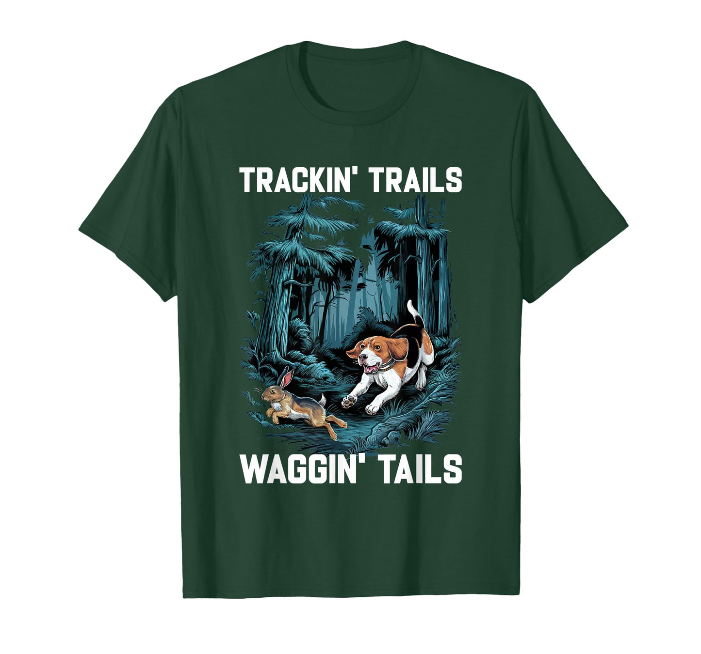 Dog Hunting Trackin Trails Beagle Hunter T-Shirt