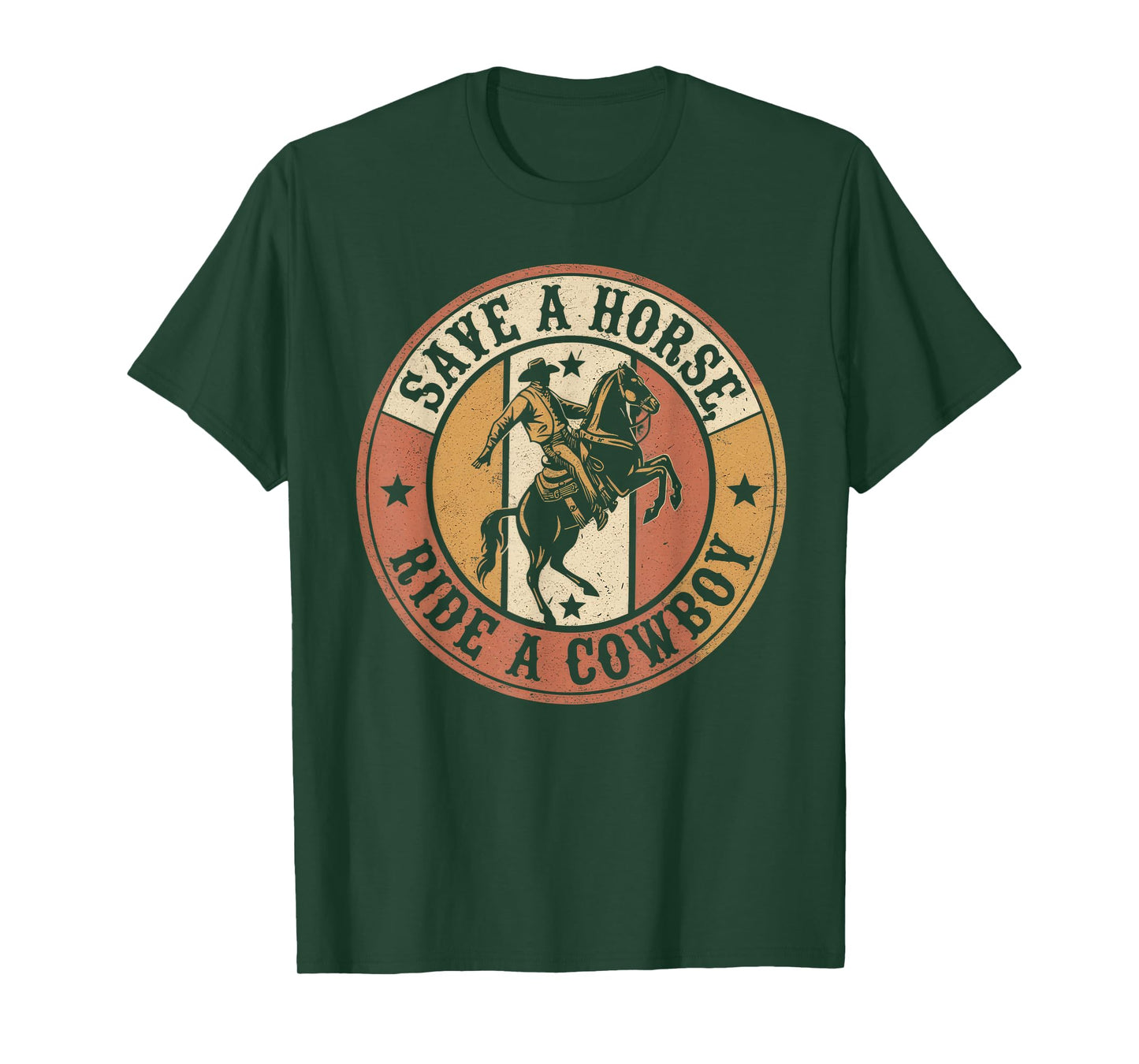 Save A Horse Ride A Cowboy Tshirt Country Outfits Horseback T-Shirt