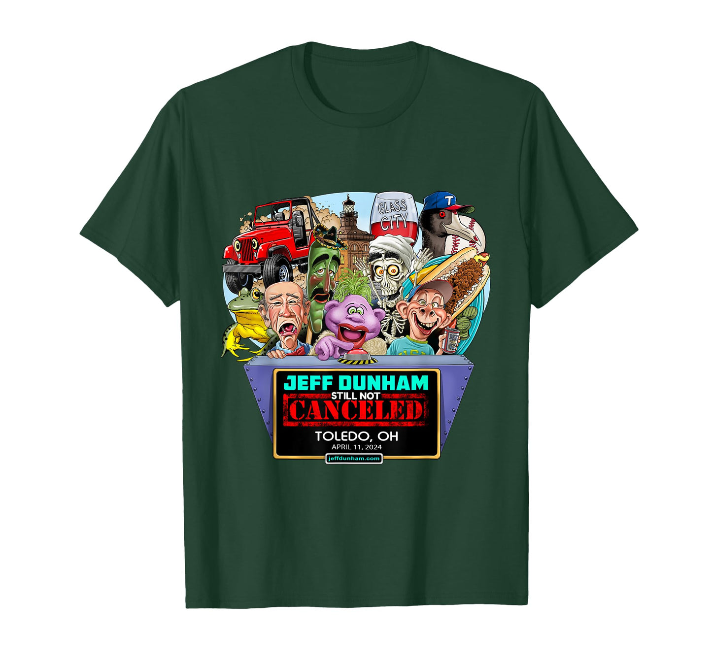 Jeff Dunham Toledo, OH (2024) T-Shirt