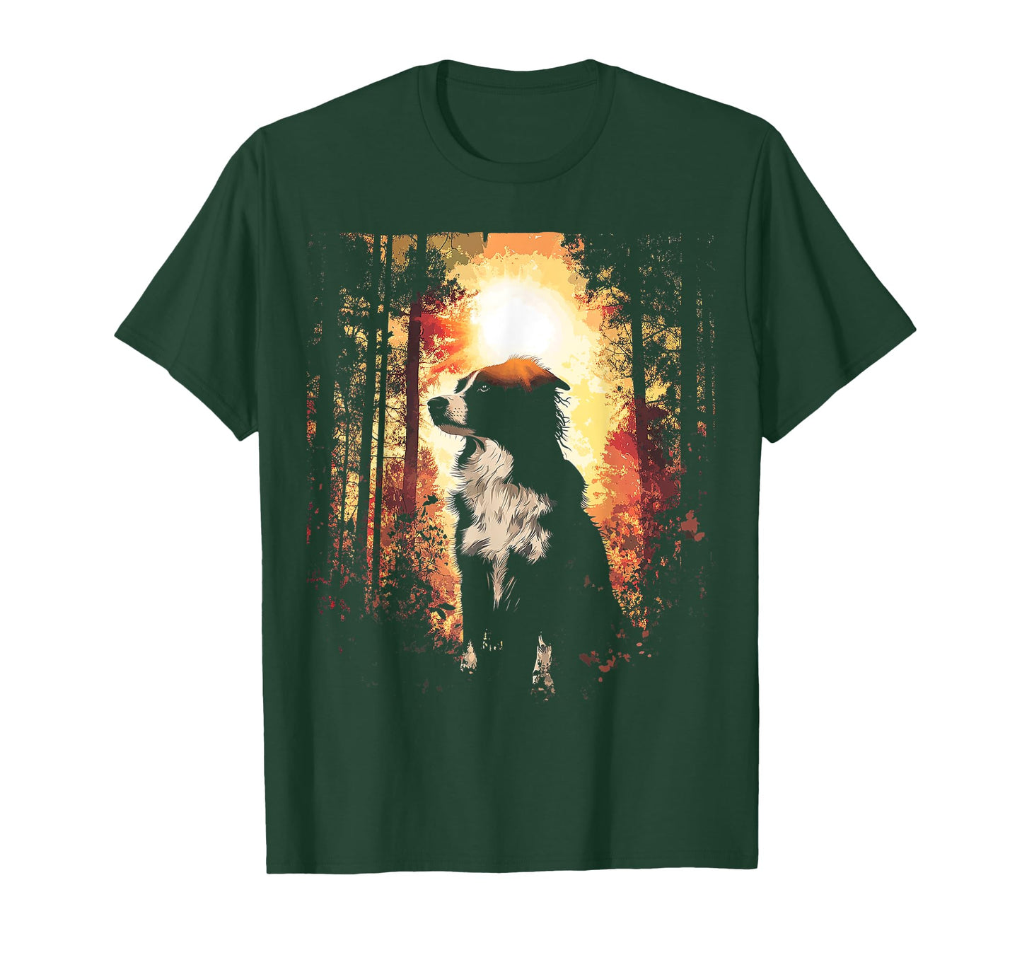 Australian Shepherd Dog Motif Pet Art Australian Shepherd T-Shirt