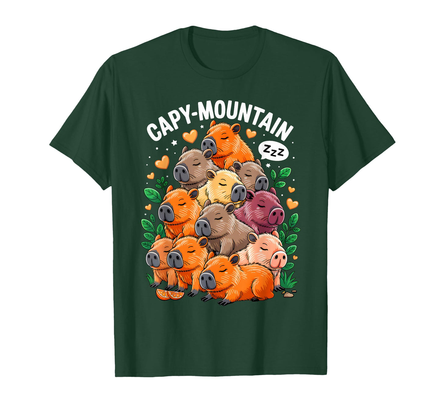 Cozy Capy-Mountain Cute Capybara Lovers for Men Women Kids T-Shirt