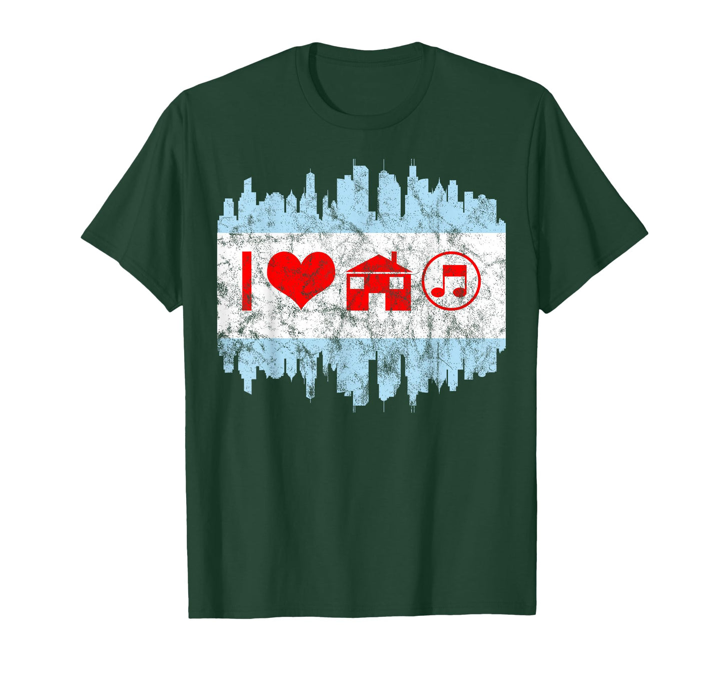 Chicago House Music DJ Flag T-Shirt
