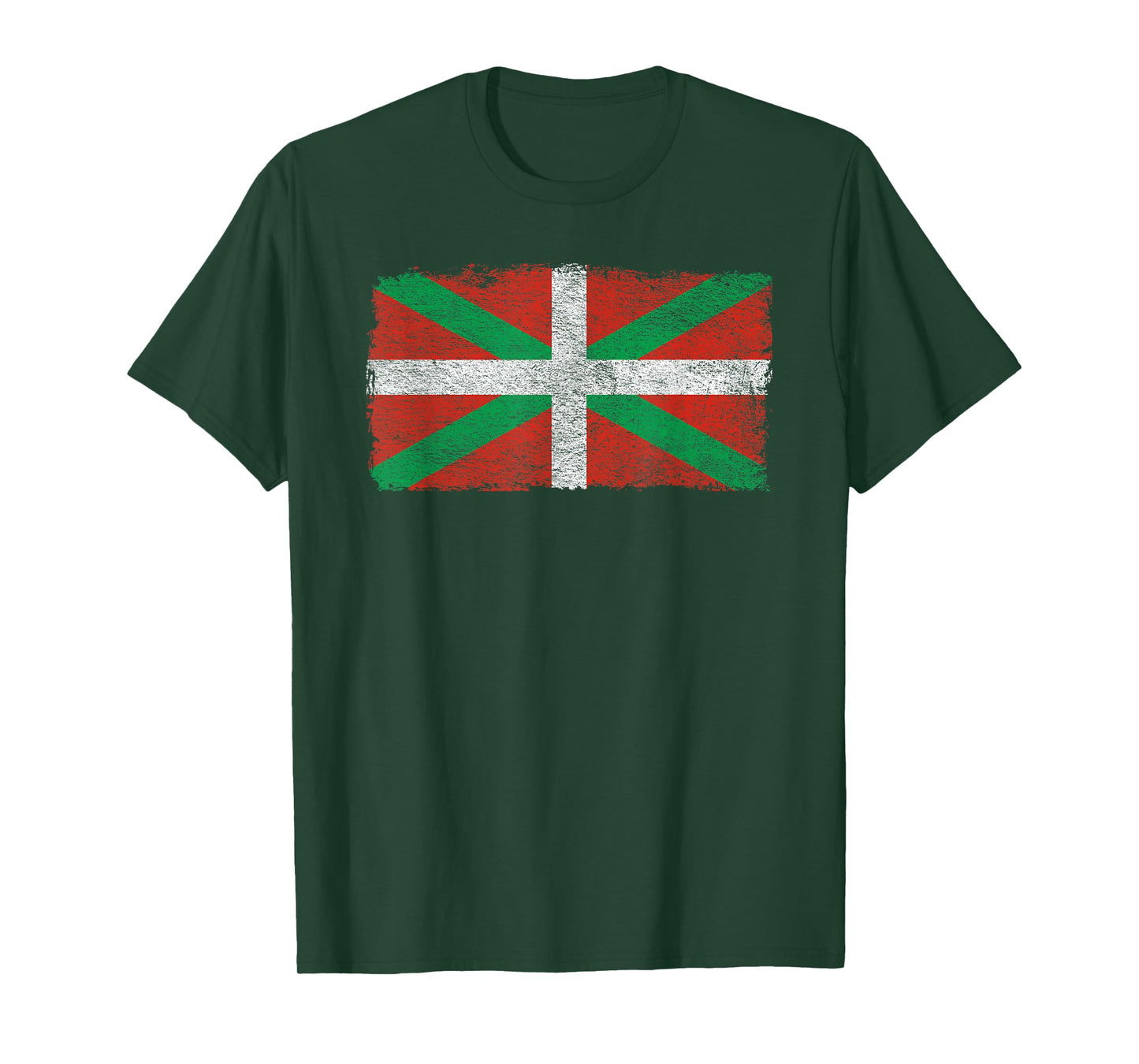 Flag of Basque Country Ikurrina Spain T-Shirt