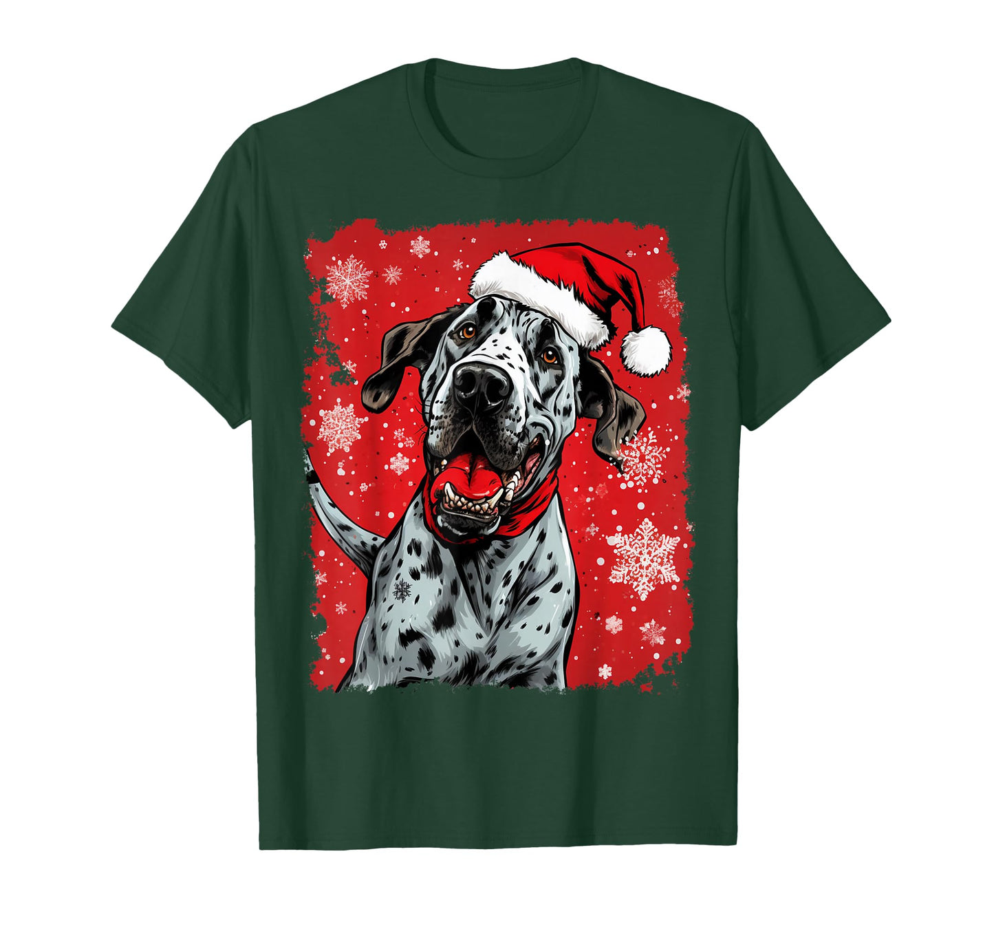 Great Dane Christmas T-Shirt