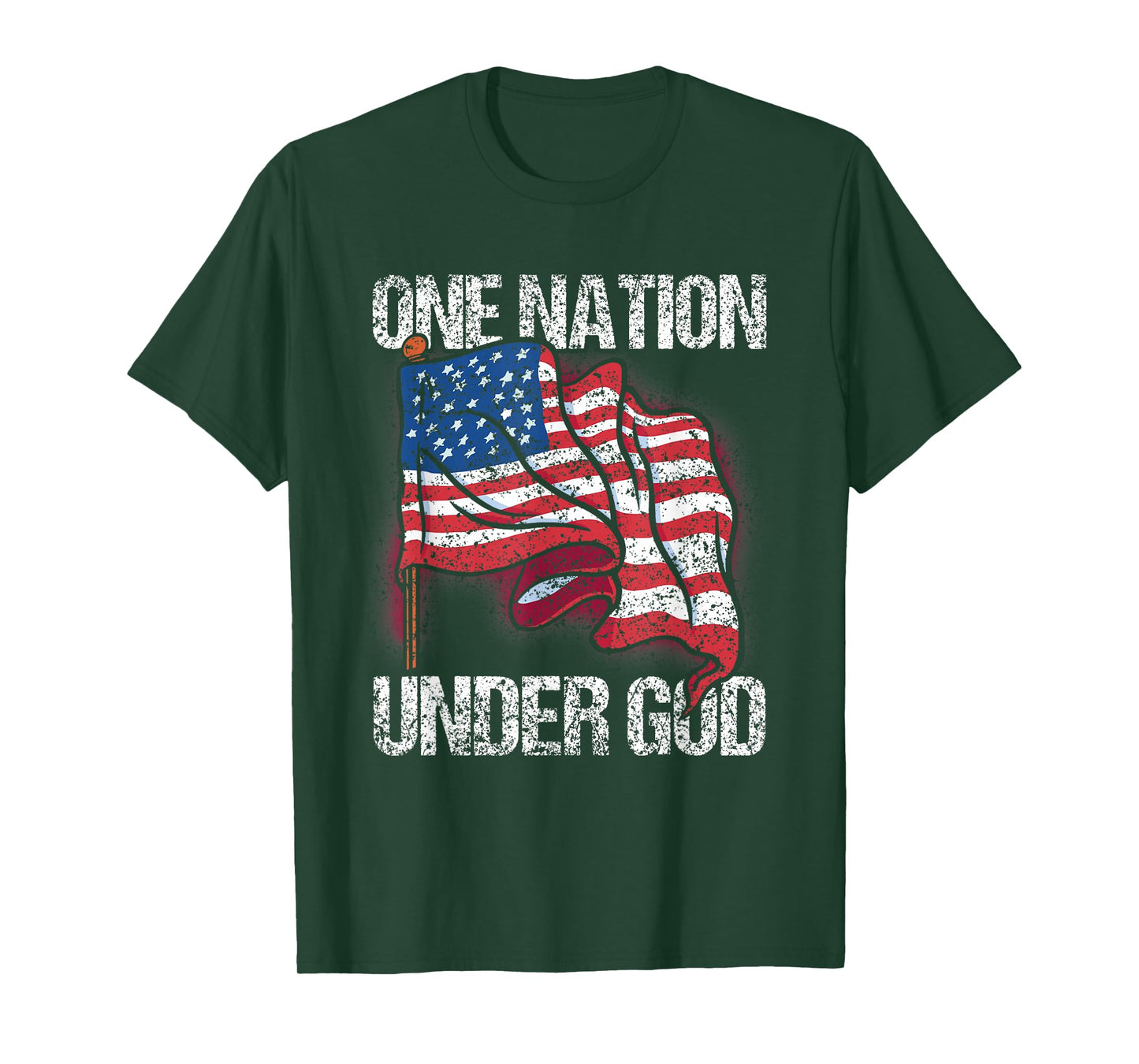 One Nation Under God American Usa Us America Patriotic Us T-Shirt
