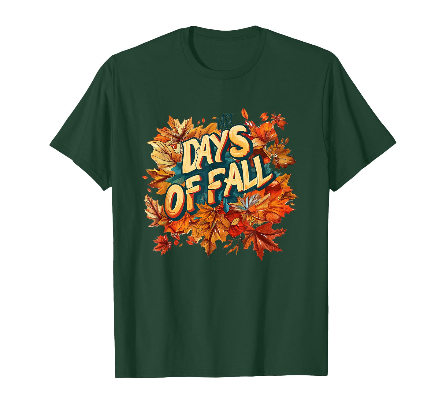 Fall's Farewell in a Stunning Graphic for Man and Woman T-Shirt