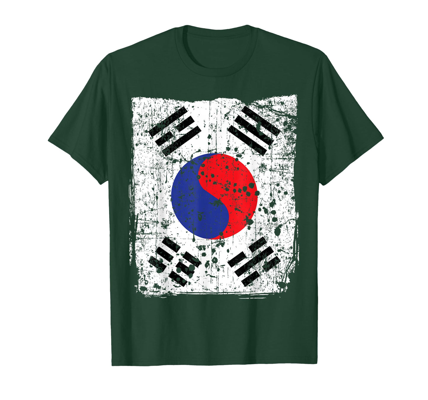 Faded Korean Flag, Distressed Flag of Korea T-Shirt T-Shirt