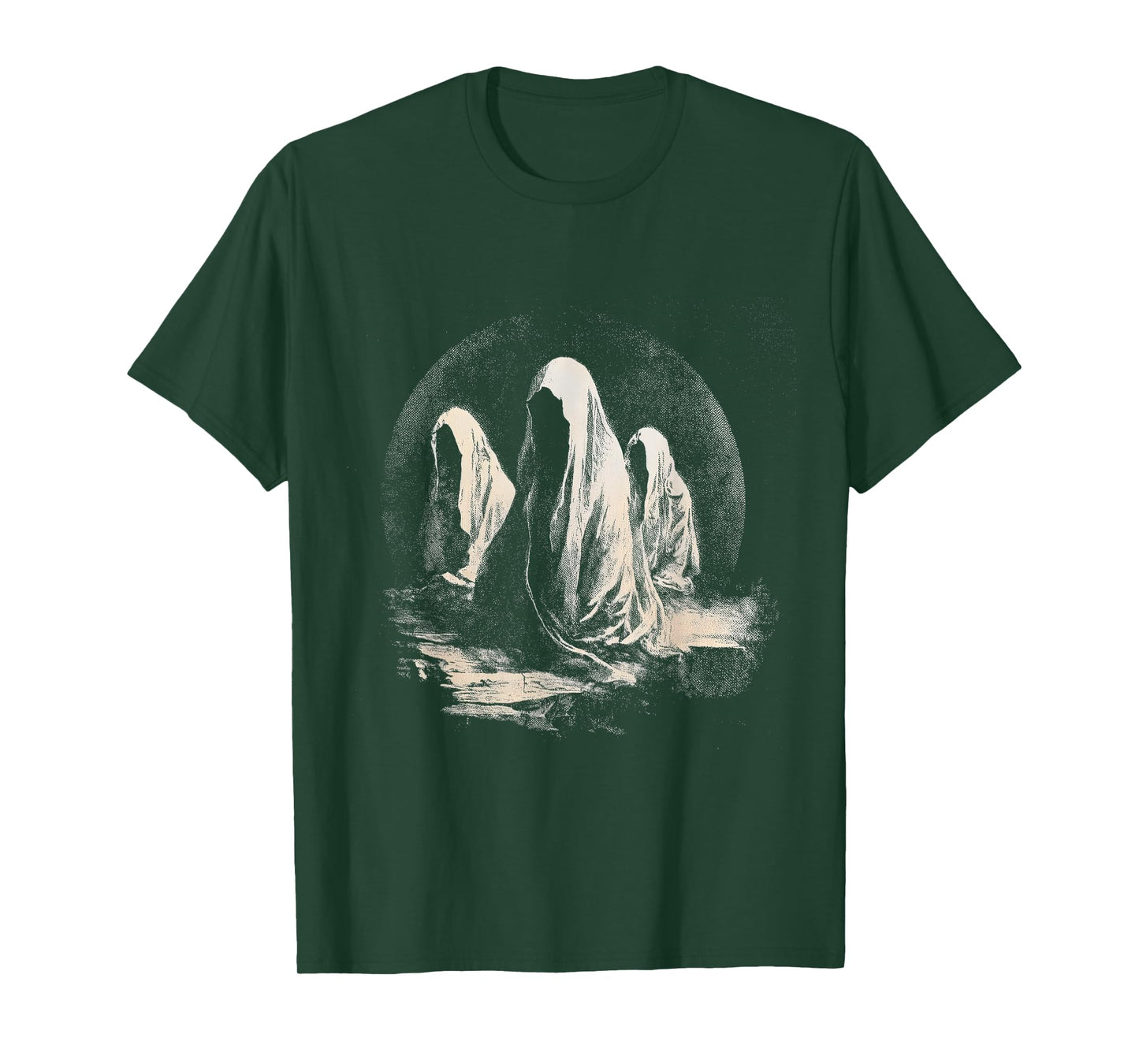 Halloween Creepy Dark Cult Ghosts Black Magick Occult Scary T-Shirt