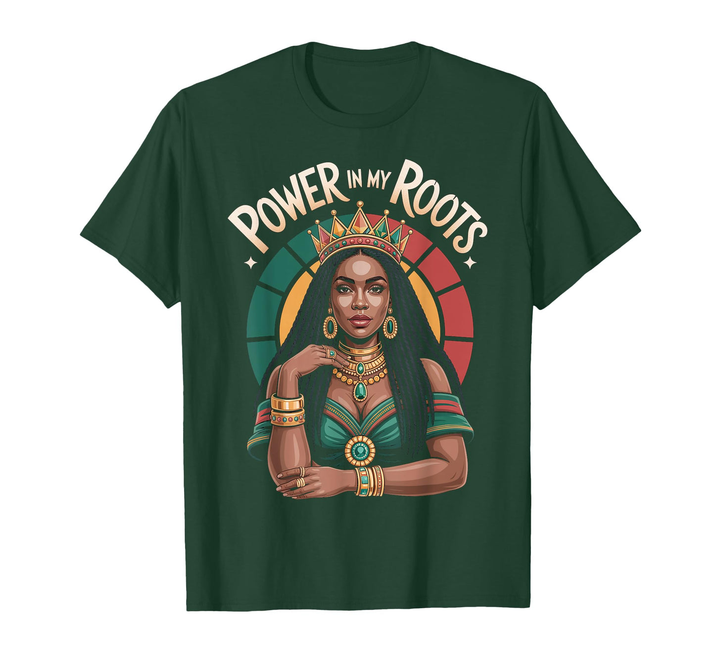 Black Queen Melanin History Juneteenth Pride Black Women T-Shirt