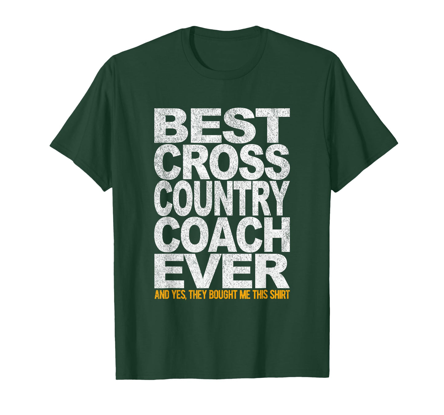 Best Cross Country Coach Ever Runner Running Coach Retro T-Shirt