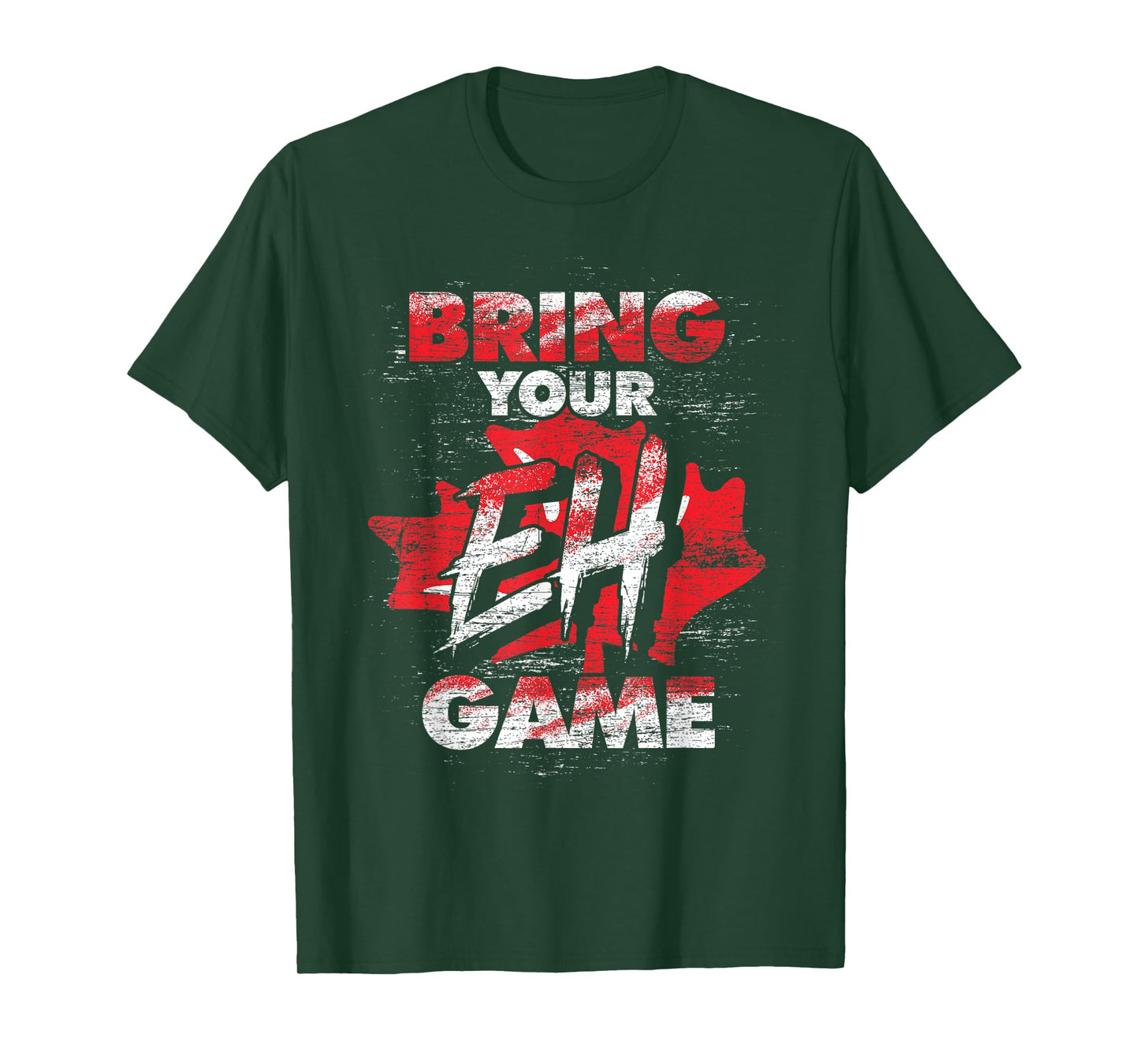 Canadian Bring Your EH Game Maple Leaf Funny Canada T-Shirt