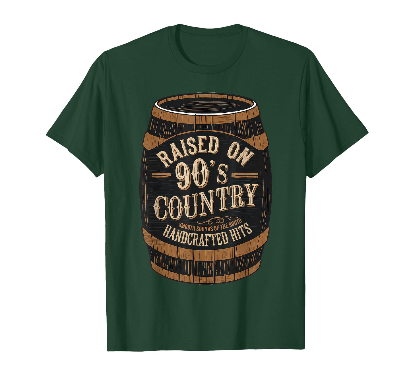 Raised on 90s Country Shirt Womens Music Cowgirl Cowboy T-Shirt