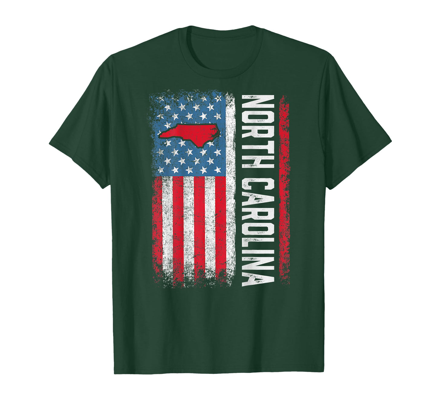 Vintage North Carolina State USA Flag Shirt North Carolina T-Shirt